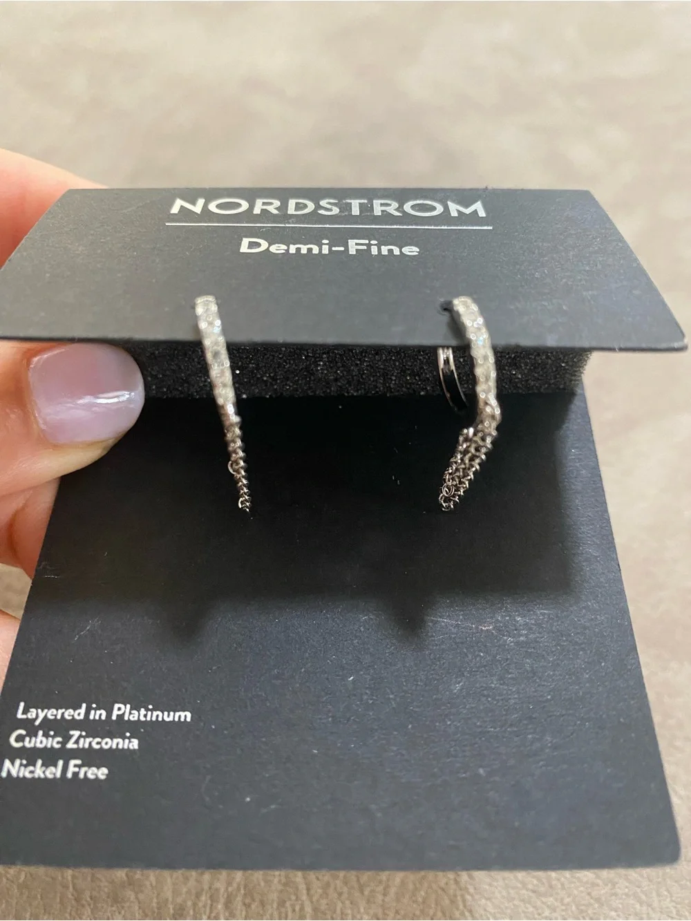 Nordstrom draping chains